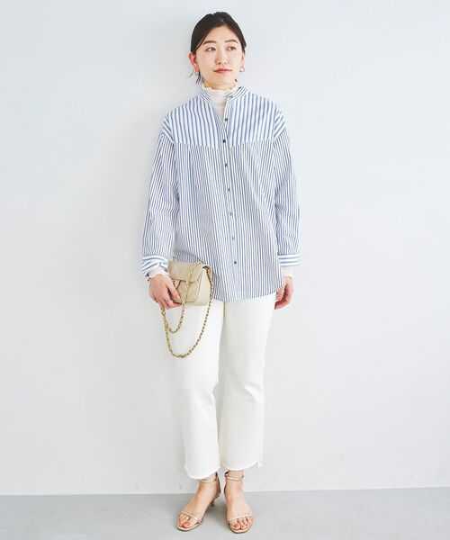 le.coeur blanc(ルクールブラン)の「シアータートル(Tシャツ/カットソー・レディース・ブラック/オフホワイト/グレー・38)」の20枚目の写真