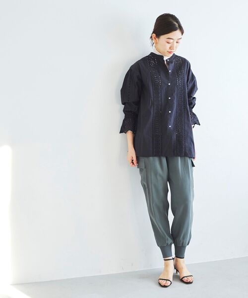 le.coeur blanc(ルクールブラン)の「シアータートル(Tシャツ/カットソー・レディース・ブラック/オフホワイト/グレー・38)」の22枚目の写真