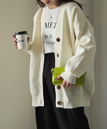 Riberry | スポンジニットカーディガン(カーディガン/ボレロ)