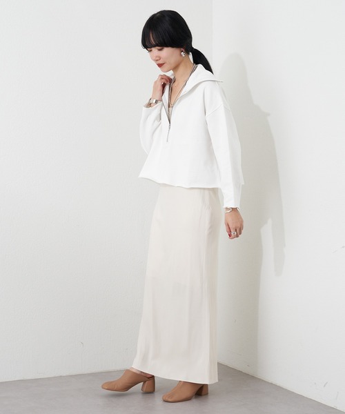 SHENERY（シーナリー）の「ハーフZIPショートスウェット
