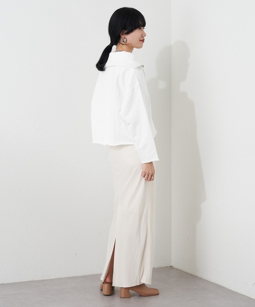 SHENERY（シーナリー）の「ハーフZIPショートスウェット（スウェット・レディース・オフホワイト/ベージュ/ネイビー/ライトグレー・FREE）」の17枚目の写真