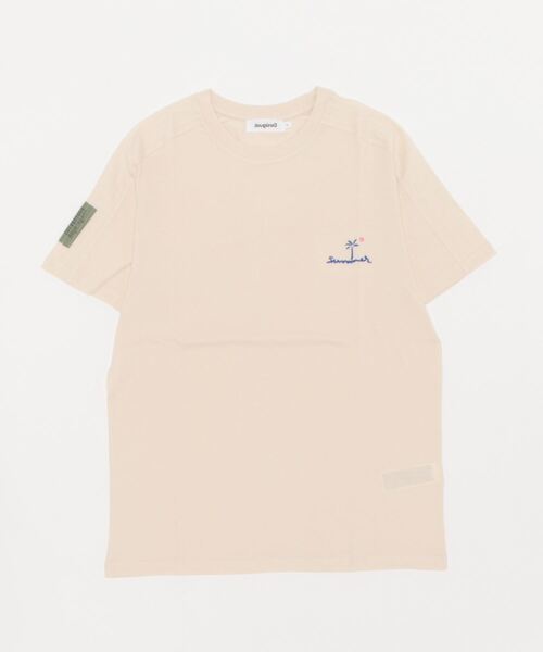 Desigual（デシグアル）の「FRANK Tシャツショートスリーブ（Tシャツ/カットソー・メンズ・アイボリー/ブルー・L/M/S/XL/XXL）」の12枚目の写真