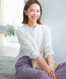 URBAN RESEARCH ROSSO WOMEN | ウォッシャブルレースブラウス(シャツ/ブラウス)