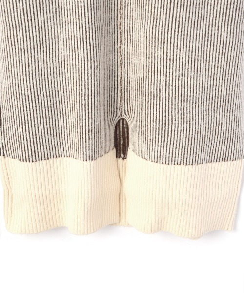 marjour(マージュール)の「STRIPE TURTLE KNIT ONEPIECE(ワンピース・レディース・モカ・M)」の17枚目の写真