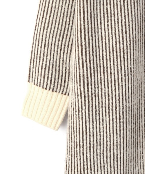 marjour(マージュール)の「STRIPE TURTLE KNIT ONEPIECE(ワンピース・レディース・モカ・M)」の19枚目の写真