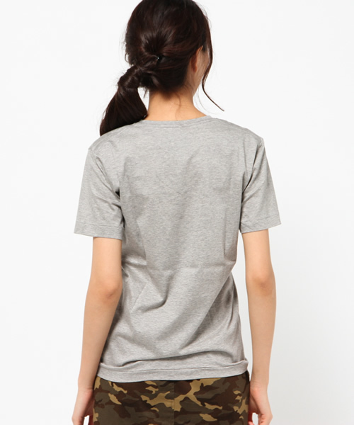 OUTLET（アウトレット）の「【BLOOM&BRANCH】SOSOシルケットTV（Tシャツ/カットソー・レディース・グレー/ネイビー・36/34）」の5枚目の写真