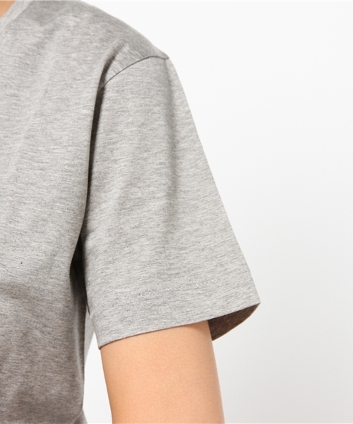 OUTLET（アウトレット）の「【BLOOM&BRANCH】SOSOシルケットTV（Tシャツ/カットソー・レディース・グレー/ネイビー・36/34）」の7枚目の写真