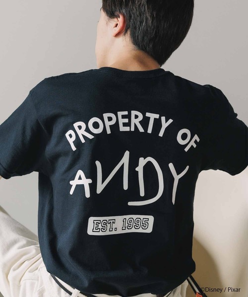 ROOPTOKYO（ループトウキョウ）の「【ROOPTOKYO別注】TOY STORY ANDY 半袖Tシャツ（Tシャツ/カットソー・メンズ・ブラック/ホワイト/ピンク/ブルー/グリーン・M/L/XL）」の3枚目の写真