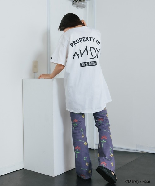 ROOPTOKYO（ループトウキョウ）の「【ROOPTOKYO別注】TOY STORY ANDY 半袖Tシャツ（Tシャツ/カットソー・メンズ・ブラック/ホワイト/ピンク/ブルー/グリーン・M/L/XL）」の19枚目の写真