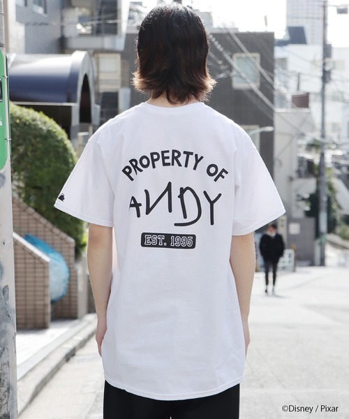 ROOPTOKYO（ループトウキョウ）の「【ROOPTOKYO別注】TOY STORY ANDY 半袖Tシャツ（Tシャツ/カットソー・メンズ・ブラック/ホワイト/ピンク/ブルー/グリーン・M/L/XL）」の7枚目の写真