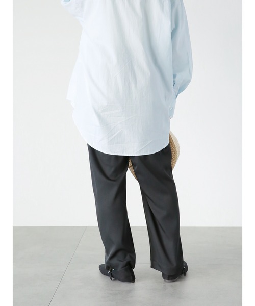 ehka sopo(エヘカソポ)の「ワイドスラックス(スラックス・レディース・ブルー/ブラック/キナリ・フリ-)」の21枚目の写真