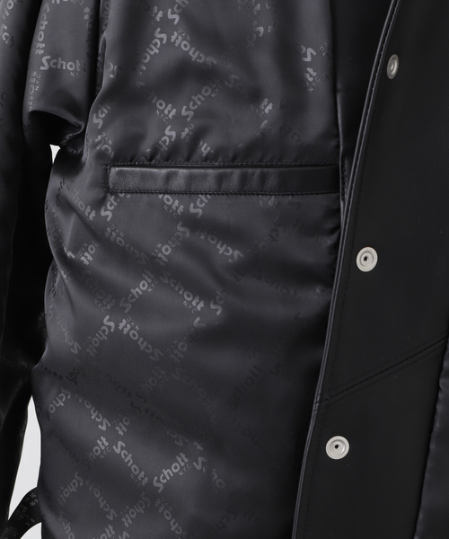 Schott SHEEP LEATHER COACH JACKET ブラック　M Schott SHEEP COACH JACKET シープ XL SCHOTT SHEEP COACH JACKET