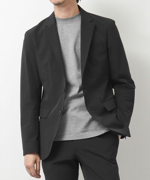 NOLLEY'S goodman（ノーリーズグッドマン）の「《セットアップ対応》4WAYストレッチ ナイロンテーラードジャケット（テーラードジャケット・メンズ・ダークブラウン/ブラック/ダークネイビー・M/L/S）」の2枚目の写真