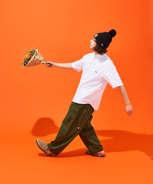 TOWNCRAFT（タウンクラフト）の「TOWN CRAFT/タウンクラフト 別注 ボタンダウンシャツ/ワンポイント 半袖シャツ（シャツ/ブラウス・メンズ・ホワイト/ライトグレー/サックスブルー/その他/ストライプ/チェック・MEDIUM/LARGE）」の13枚目の写真