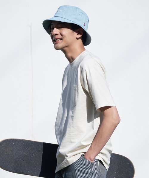 LB/S (エルビーエス)の「汗染みの目立ちにくいTシャツ ZEROSTAIN ゼロステイン 撥水性 UVカット スラブ胸ポケット付き クルーネックTシャツ(Tシャツ/カットソー・メンズ・アイボリー/ブラック/ネイビー/ブルー/スミクロ/カーキ・MEDIUM/X-LARGE/LARGE/SMALL)」の15枚目の写真