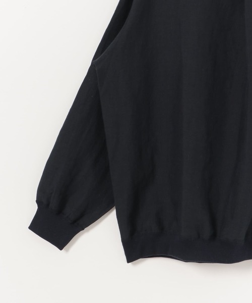 K ITO(ケーイトウ)の「K ITO 高密度-/60リネンプルオーバー(Tシャツ/カットソー・メンズ・ホワイト/ネイビー・2/3)」の14枚目の写真