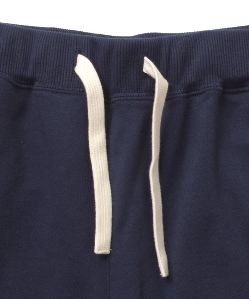 GLAZOS（グラソス）の「[ワイド]ミニ裏毛・カレッジプリントハーフパンツ【セットアップ対応】（その他パンツ・キッズ・ネイビー/オートミール・170cm/140cm/150cm/160cm）」の8枚目の写真