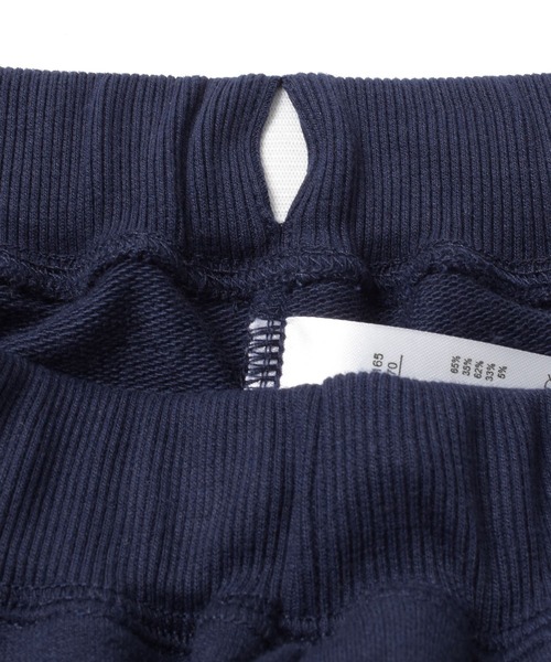 GLAZOS（グラソス）の「[ワイド]ミニ裏毛・カレッジプリントハーフパンツ【セットアップ対応】（その他パンツ・キッズ・ネイビー/オートミール・170cm/140cm/150cm/160cm）」の12枚目の写真