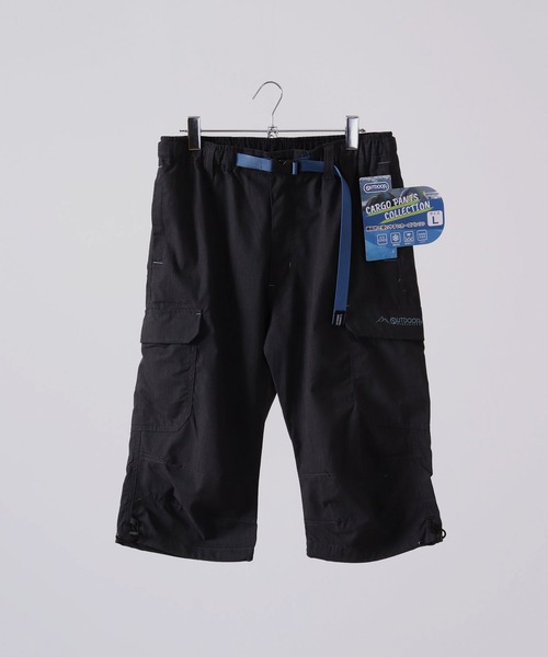 OUTDOOR PRODUCTS APPAREL（アウトドアプロダクツアパレル）の「OUTDOOR TCウェザークライミング カーゴ ７分丈 ショートパンツ クロップドパンツ（カーゴパンツ・メンズ・ベージュ/チャコールグレー/ブラック/カーキ・L/LL/M）」の21枚目の写真
