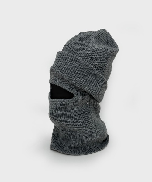 KIIT(キート)の「KIIT BALACLAVA KNIT CAP (KIP-K56-804)(キャップ・メンズ・ホワイト/ブラウン/ブルー/グレー・FREE)」の8枚目の写真