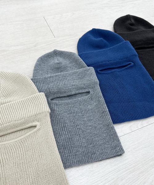 KIIT(キート)の「KIIT BALACLAVA KNIT CAP (KIP-K56-804)(キャップ・メンズ・ホワイト/ブラウン/ブルー/グレー・FREE)」の5枚目の写真