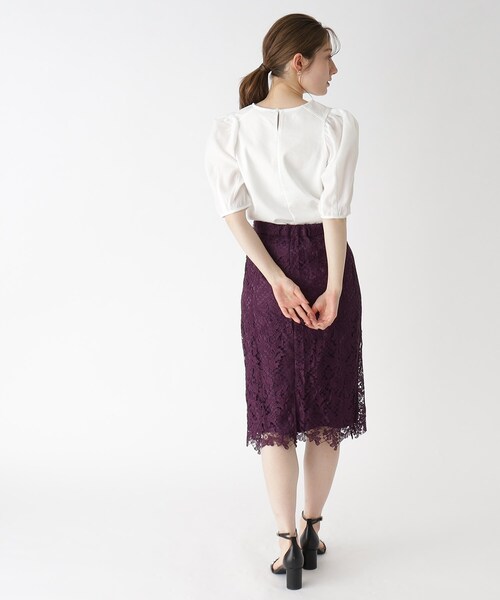 シアータックスリーブトップス【洗濯機洗い可・イージーケア】