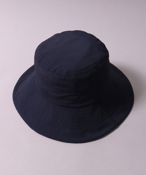 Champion(チャンピオン)の「(LF)【Champion】ブランド ワッペン あご紐付き タフタハット(ハット・レディース・モスグリーン/ネイビー/ブラック/グレイッシュベージュ・ONE SIZE)」の6枚目の写真