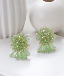 Three Four Time | ボリュームビーズイヤリング(イヤリング)