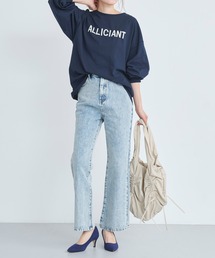 attiree（アティレー）の「【トレンドスタイルが完成する！】ハイウエストセミフレアデニムパンツ（デニムパンツ）」