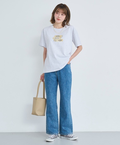 attiree（アティレー）の「【トレンドスタイルが完成する！】ハイウエストセミフレアデニムパンツ（デニムパンツ・レディース・ネイビー/ブルー系その他/ブルー・X-SMALL/MEDIUM/LARGE/SMALL）」の20枚目の写真