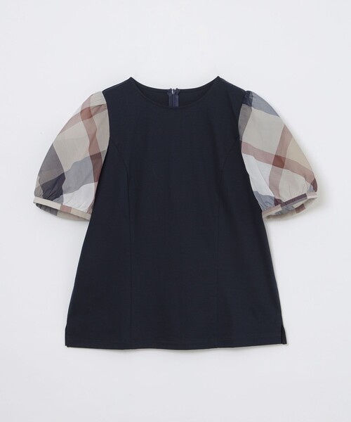 BLUE LABEL CRESTBRIDGE(ブルーレーベルクレストブリッジ)の「コットンスムースジャージートップス(Tシャツ/カットソー・レディース・ホワイト/ダークネイビー/ブルー系その他4・38)」の17枚目の写真