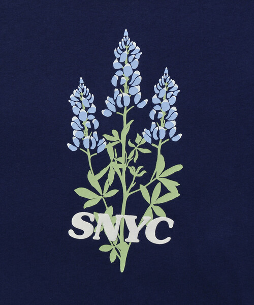 Saturdays NYC(サタデーズ ニューヨークシティ )の「Blue Bonnets Standard Ss Tee(Tシャツ/カットソー・メンズ・ベージュ/ネイビー・L/M/S/XL/X-SMALL)」の10枚目の写真