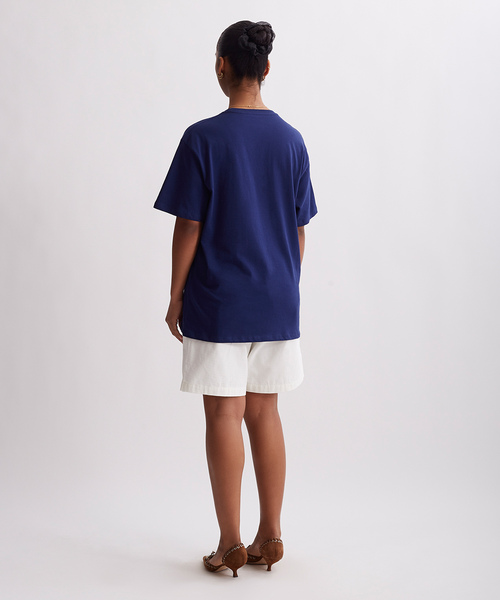 Saturdays NYC(サタデーズ ニューヨークシティ )の「Blue Bonnets Standard Ss Tee(Tシャツ/カットソー・メンズ・ベージュ/ネイビー・L/M/S/XL/X-SMALL)」の5枚目の写真