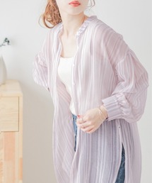 シアーチュニックシャツ