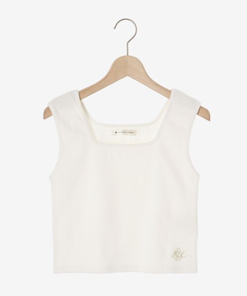 MAJESTIC LEGON(マジェスティックレゴン)の「スクエアネックタンクトップ(タンクトップ・レディース・オフホワイト/ピンク/グリーン/ブラック・MEDIUM)」の20枚目の写真