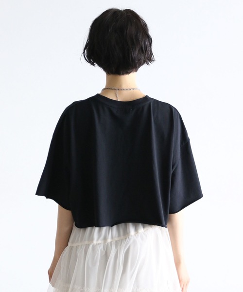 PAGEBOY（ページボーイ）の「ショートロックT（Tシャツ/カットソー・レディース・チャコールグレー/オレンジ系その他/オフホワイト・FREE）」の17枚目の写真