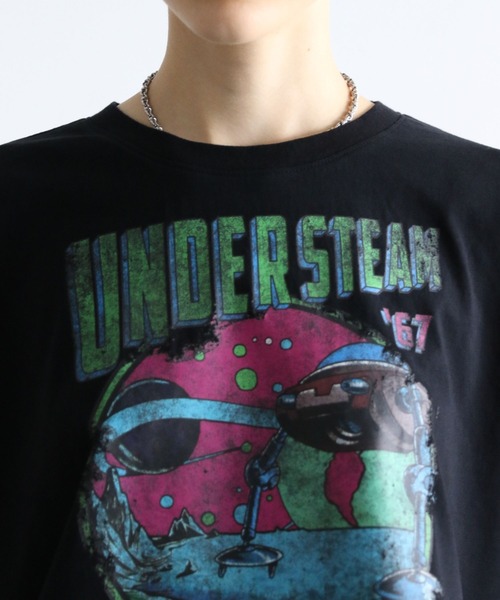 PAGEBOY（ページボーイ）の「ショートロックT（Tシャツ/カットソー・レディース・チャコールグレー/オレンジ系その他/オフホワイト・FREE）」の18枚目の写真