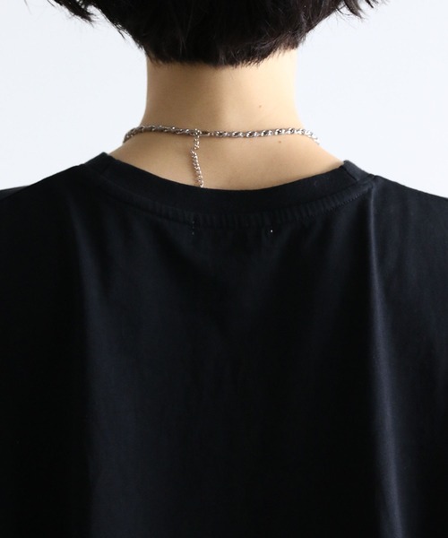 PAGEBOY（ページボーイ）の「ショートロックT（Tシャツ/カットソー・レディース・チャコールグレー/オレンジ系その他/オフホワイト・FREE）」の21枚目の写真