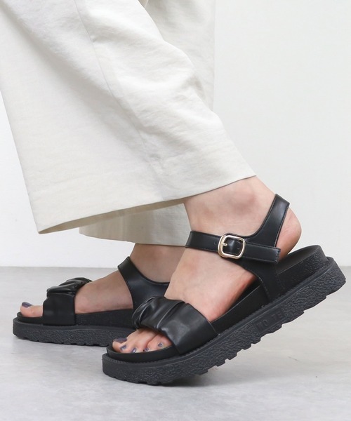 AAA+（サンエープラス）の「AAA+Feminine / コンフォートサンダル　華奢ストラップサンダル（サンダル・レディース・ブラック系1/アイボリー系3/アイボリー系1/アイボリー系2/ブラック系3/ブラック系2・LL/S/M/L）」の16枚目の写真