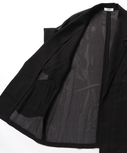 Lui's(ルイス) メッシュ半袖ジャケット Lui's（ルイス）の「メッシュ半袖ジャケット（テーラードジャケット