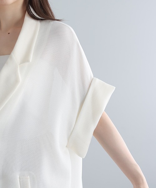 Lui's（ルイス）の「メッシュ半袖ジャケット（テーラード