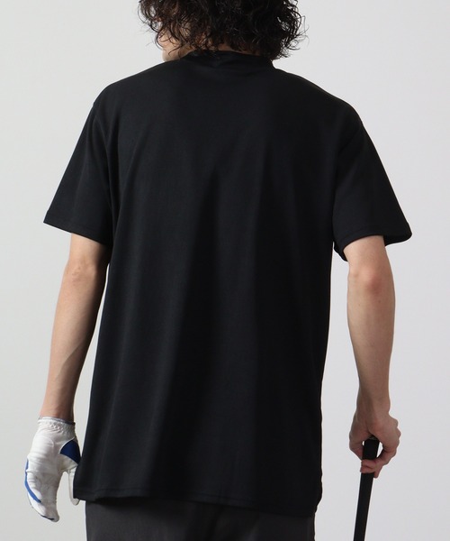 PLAYBOY（プレイボーイ）の「PLAYBOY 吸汗速乾ハイネック半袖Tシャツ（Tシャツ/カットソー・メンズ・イエロー/オレンジ/ブラック系/イエロー系/ブラック/グレー・XL/L/M）」の11枚目の写真