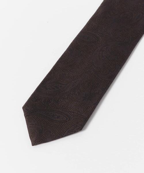 URBAN RESEARCH DOORS（アーバンリサーチドアーズ）の「LIFE STYLE TAILOR　23AW国内生地タイペイズリー1（ネクタイ・メンズ・ブラウン/グリーン/ネイビー・-）」の7枚目の写真