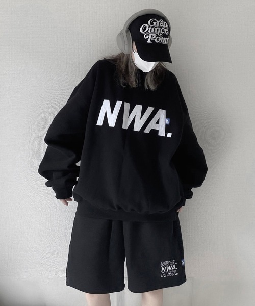 セール】Logo Print Sweat Shirt/ロゴプリントスウェットシャツ