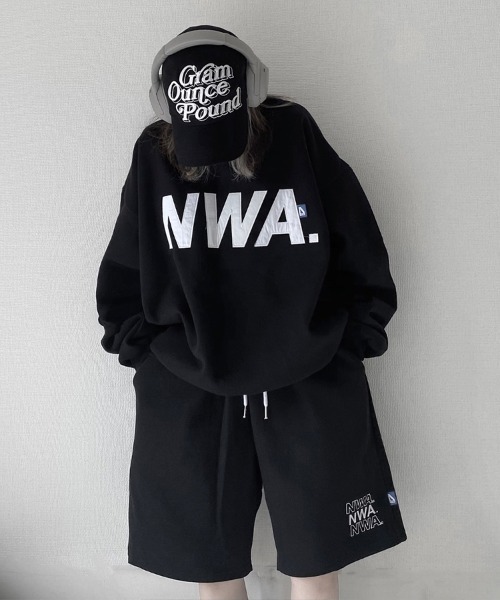 セール】Logo Print Sweat Shirt/ロゴプリントスウェットシャツ