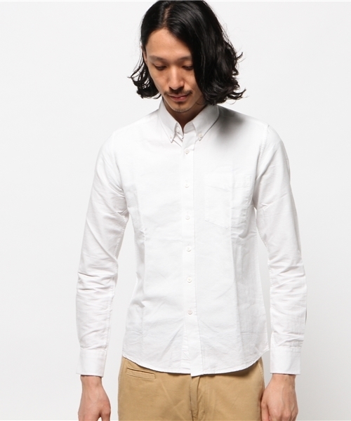 Saturdays NYC（サタデーズ ニューヨークシティ ）の「SATURDAYS SURF NYC / CrosbyOXFD（シャツ/ブラウス・メンズ・ホワイト・X-SMALL/MEDIUM）」の2枚目の写真