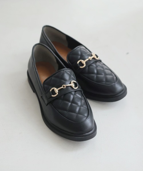 VIVIAN（ヴィヴィアン）の「キルティングビット付きローファー（ローファー・レディース・ブラック/アイボリー・S/M/L/LL）」の16枚目の写真