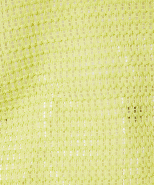 abahouse mavie（アバハウスマヴィ）の「【シアートップス】メッシュ半袖プルオーバー（Tシャツ/カットソー・レディース・ライム/ホワイト/ブラック/ブラウン・フリー）」の14枚目の写真