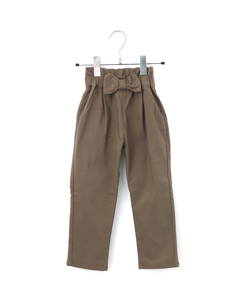 MAKE YOUR DAY（メイクユアデイ）の「ぐいんぐいんのストレッチリボンパンツ■80～140cm（その他パンツ・キッズ・ブラック/アイボリー/ブラウン/カーキ・90/100/120/130/140/110/80）」の3枚目の写真