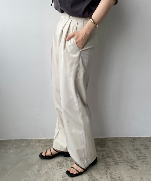 LOWRYS FARM（ローリーズファーム）の「ＴＲスタイルＵＰワイドパンツ　 965188（その他パンツ・レディース・ブラック/グレー/ブルー/アイボリー/ブラック系その他・SMALL/MEDIUM/LARGE）」の7枚目の写真